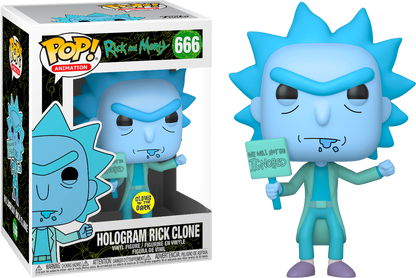 Rick & Morty - Hologram Rick (Ignored) Pop! 666