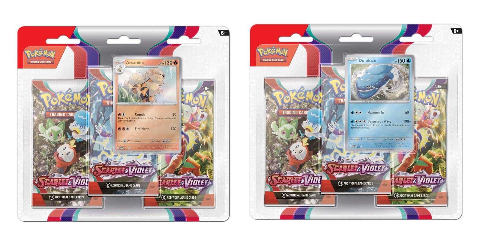 PKM Three Booster Blister Pack (3 Packs) - Scarlet & Violet | Card Merchant Takapuna