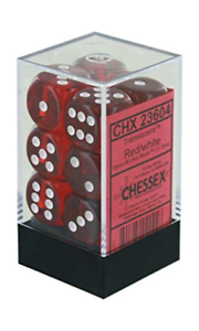 Chessex 12-Die Set - Translucent | Card Merchant Takapuna