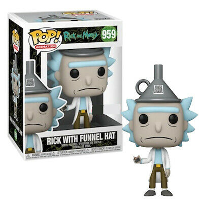 Rick & Morty - Rick w/ funnel hat Pop! 959 | Card Merchant Takapuna
