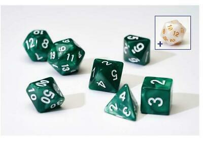 Sirius Dice 7-Die Set - Pearl | Card Merchant Takapuna