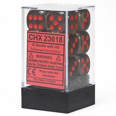 Chessex 12-Die Set - Translucent | Card Merchant Takapuna