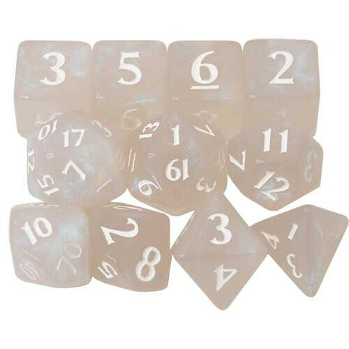 Eclipse Dice Set: Arctic White (11) | Card Merchant Takapuna