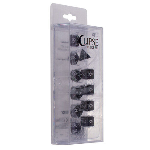 Eclipse Dice Set: Jet Black (11) | Card Merchant Takapuna