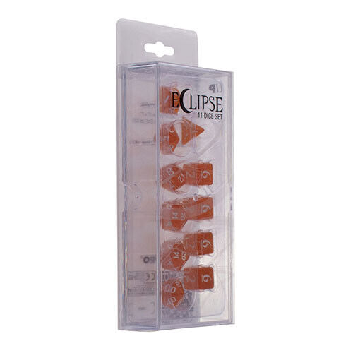 Eclipse Dice Set: Pumpkin Orange (11) | Card Merchant Takapuna