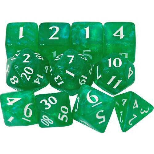 Eclipse Dice Set: Forest Green (11) | Card Merchant Takapuna