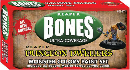 Reaper Bones Paints - Ultra Coverage Dungeon Dwellers | Card Merchant Takapuna