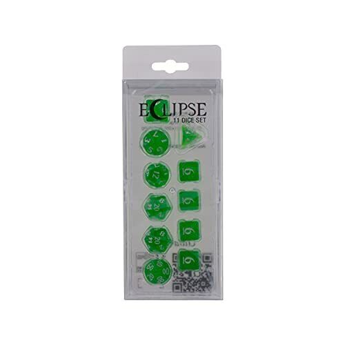 Eclipse Dice Set: Lime Green (11) | Card Merchant Takapuna