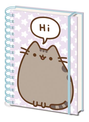 Wiro Notebook- Pusheen HI & BYE Design | Card Merchant Takapuna