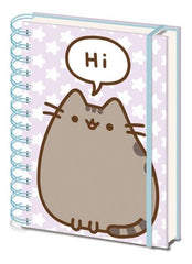 Wiro Notebook- Pusheen HI & BYE Design | Card Merchant Takapuna