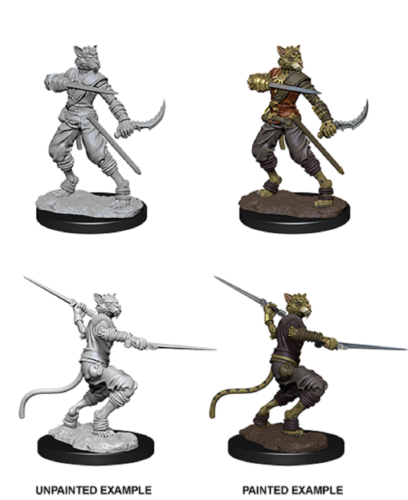 D&D Nolzur's Marvelous Miniatures: Female Tabaxi Rogue | Card Merchant Takapuna