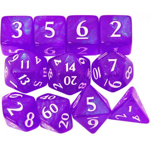 Eclipse Dice Set: Royal Purple (11) | Card Merchant Takapuna