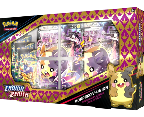 Pokemon TCG Crown Zenith Morpeko V-Union Playmat Premium Collection Box | Card Merchant Takapuna