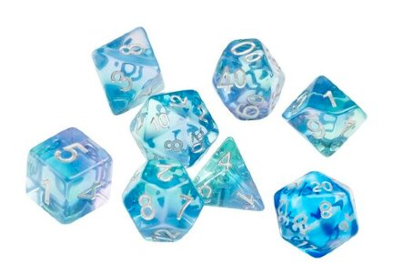 Dice Set - Emerald Waters | Card Merchant Takapuna