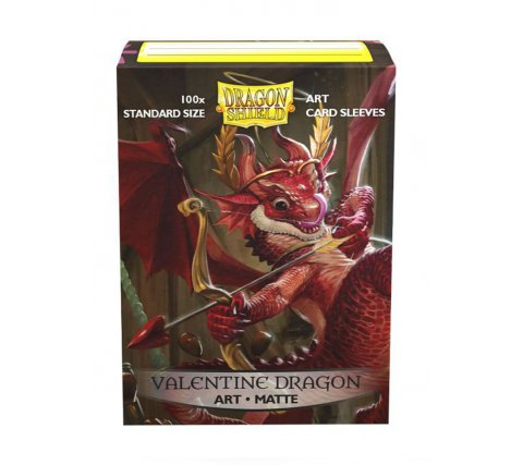 Dragonshield matte art sleeves- Valentine Dragon | Card Merchant Takapuna