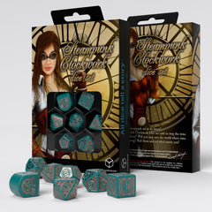 Steampunk Clockwork: Nautical Apparatus Modern Dice Set | Card Merchant Takapuna