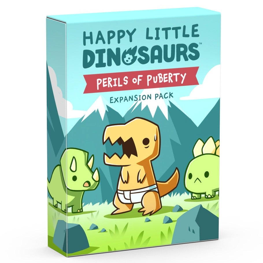 Happy Little Dinosaurs Perils of Puberty Expansion Pack | Card Merchant Takapuna