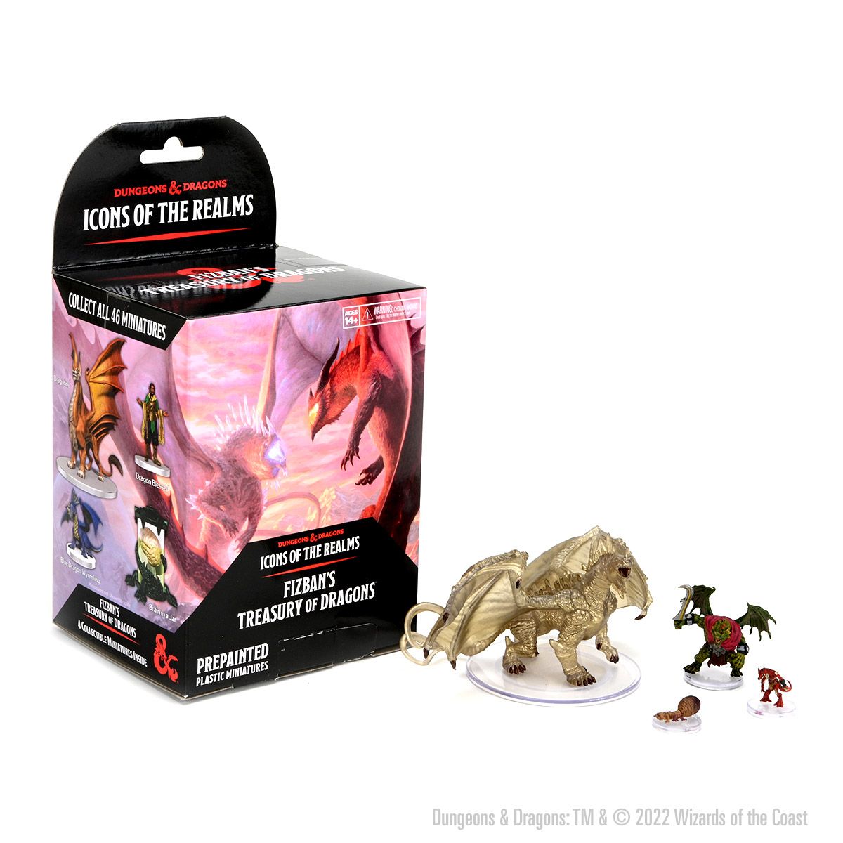 D&D Icons of the Realms Miniatures - Fizban's Treasury of Dragons (22) Blind Booster | Card Merchant Takapuna