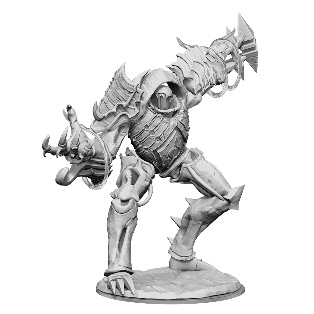 D&D Unpainted Miniature MTG Blightsteel Colossus | Card Merchant Takapuna