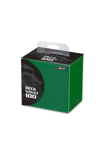 BCW Deck Vault lx (100) Green | Card Merchant Takapuna