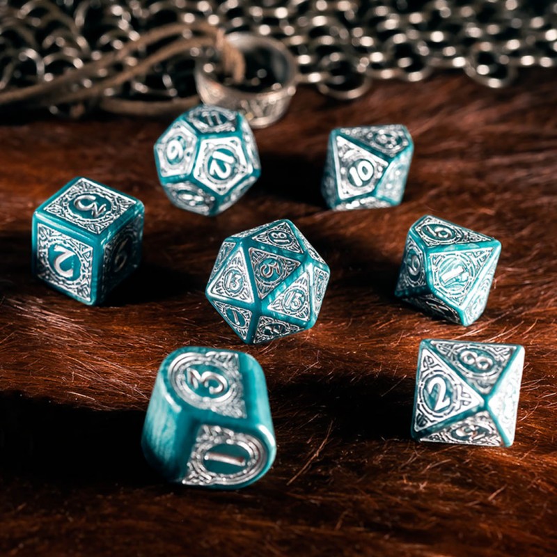 Viking Modern Dice Set: Mjolnir | Card Merchant Takapuna