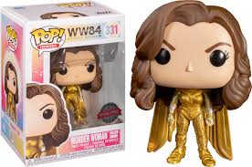 WW84 - Wonder Woman (Golden Armor) Pop! 331 | Card Merchant Takapuna