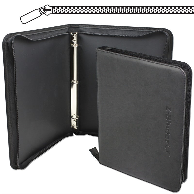 BCW Zipper LX Binder 3 Ring - Black | Card Merchant Takapuna