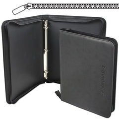 BCW Zipper LX Binder 3 Ring - Black | Card Merchant Takapuna